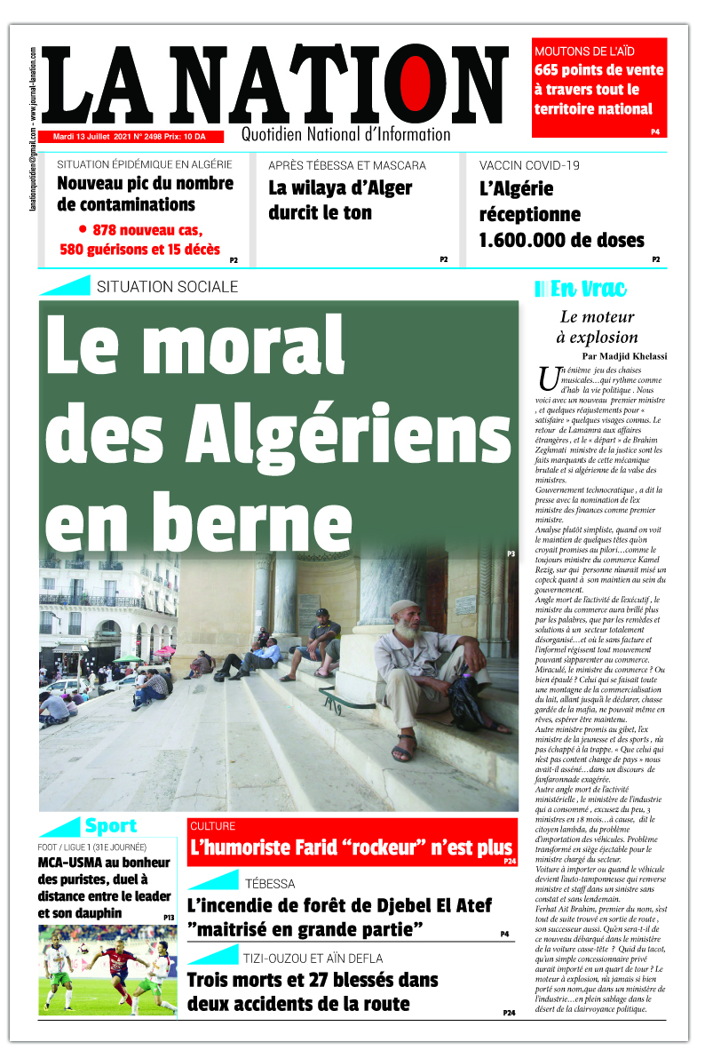 Edition Du 13 07 2021 La Nation