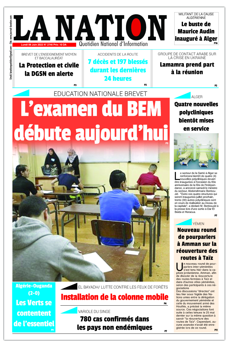 Edition Du 06 06 2022 La Nation