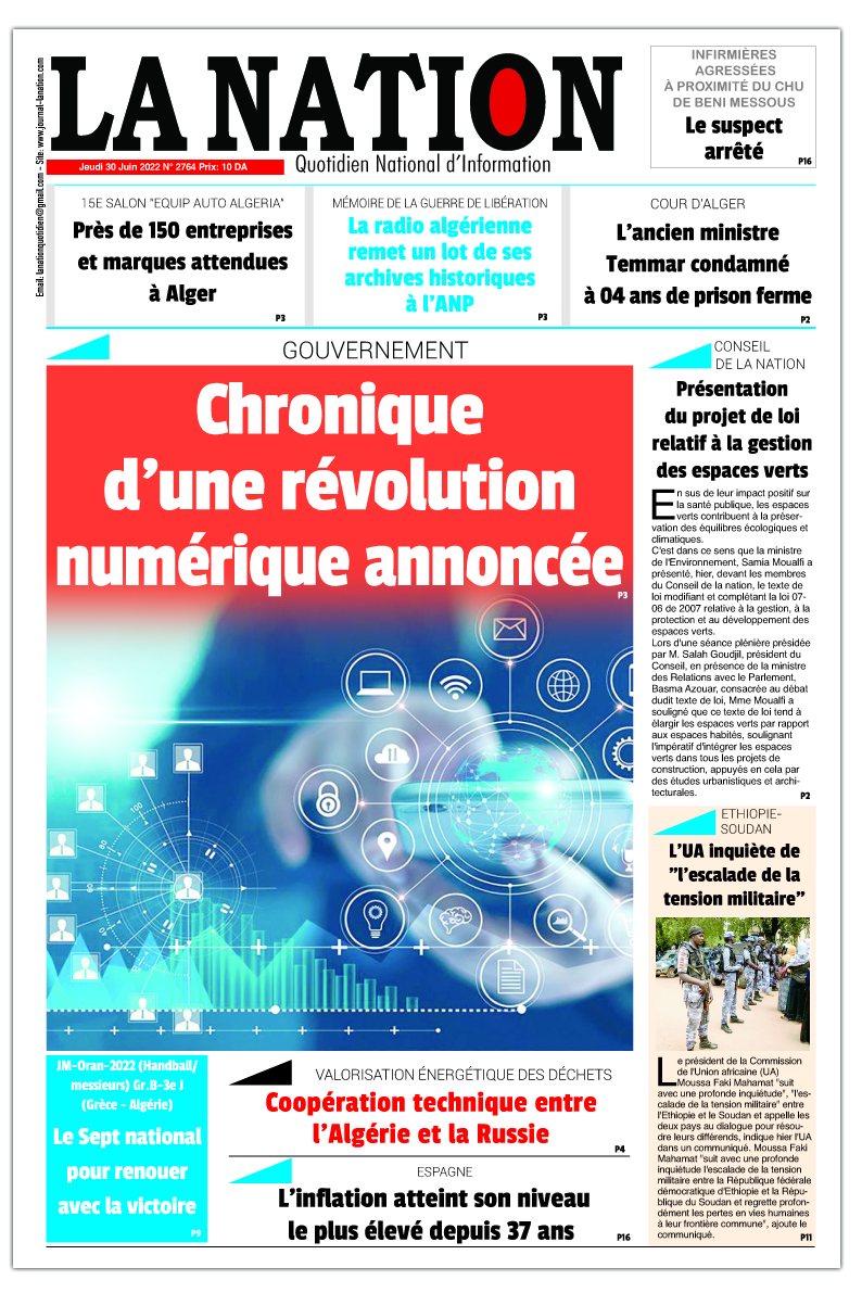 Edition Du 30 06 2022 La Nation
