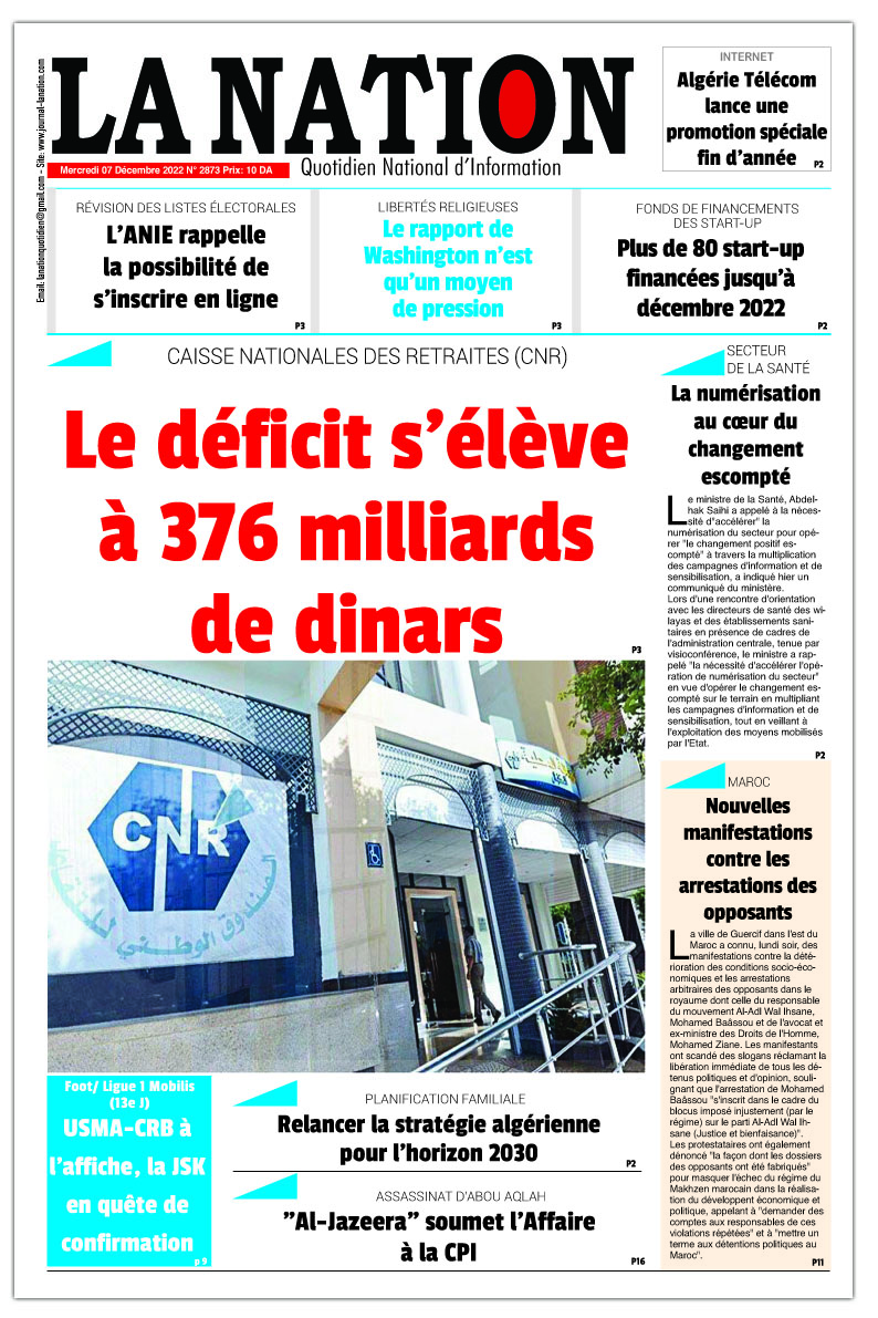 Edition Du 07 12 2022 La Nation