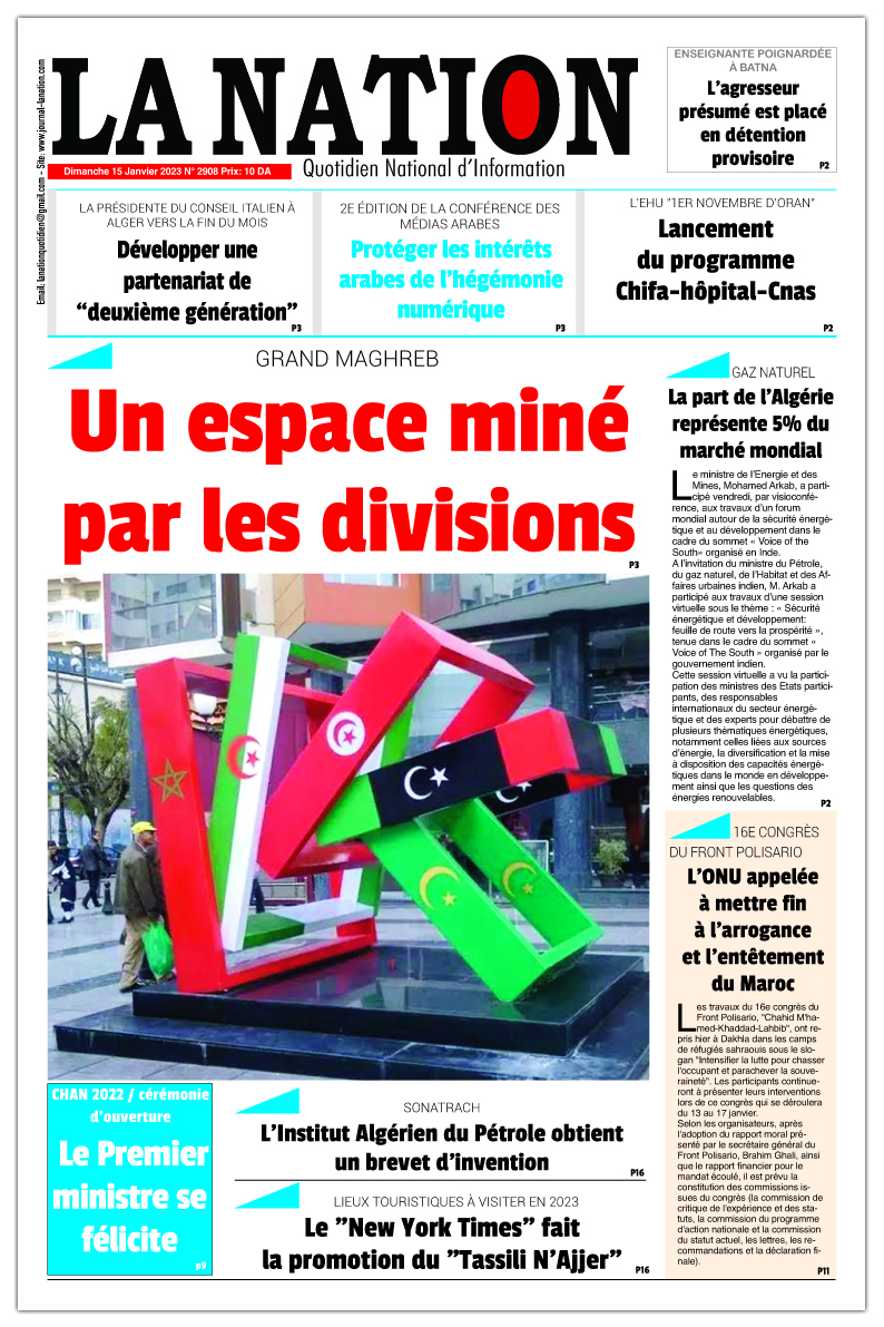 Edition Du 15 01 2023 La Nation